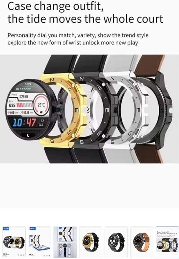 Smart Watch For Men Haino Teko RW-31 with 3 Straps