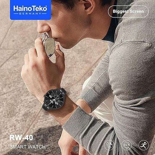 Haino Teko Germany RW40 Full Screen 53mm Biggest Round Display Smart Watch